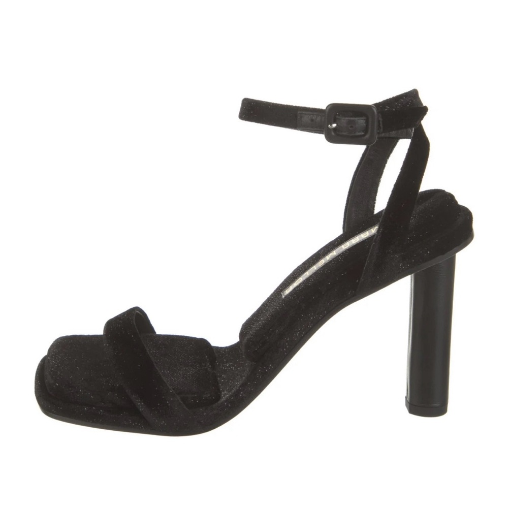 Tamara Mellon 7.5 Pillow Top Velvet Sandals